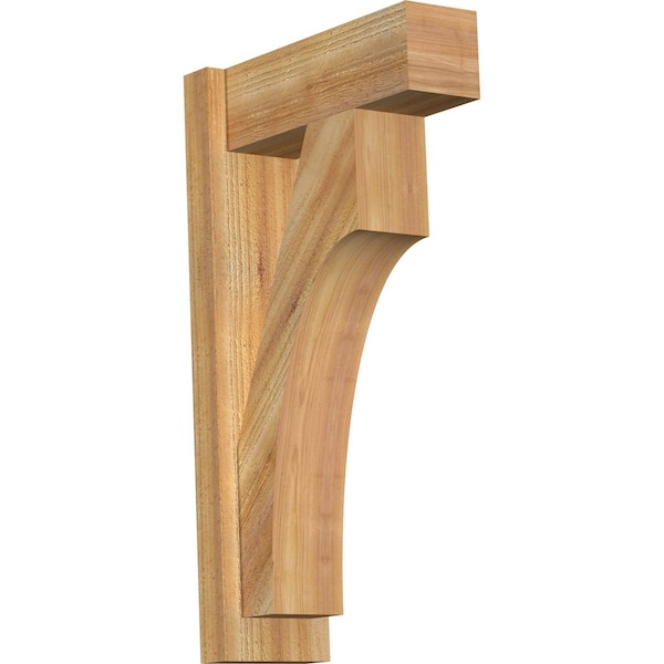 Ekena Millwork Westlake Block Rough Sawn Outlooker, Western Red Cedar, 6"W x 16"D x 28"H OUT06X16X28WTL05RWR - main